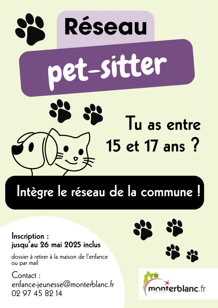 Tu as entre 15 et 17 ans, intègre le réseau pet-sitting. Inscription jusqu'au 26 mai.